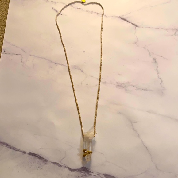 ANTIQUE 1920s Pools of Light Necklace,art Deco Vintage  Beautiful Crystal Necklace